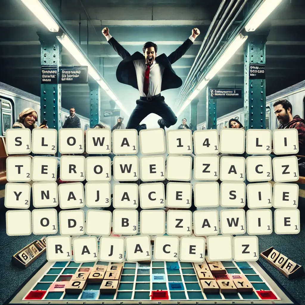 Słowa 14-literowe, zaczynające się od B, zawierające Z