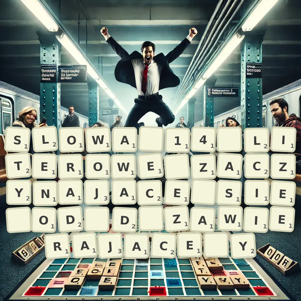 Słowa 14-literowe, zaczynające się od D, zawierające Y