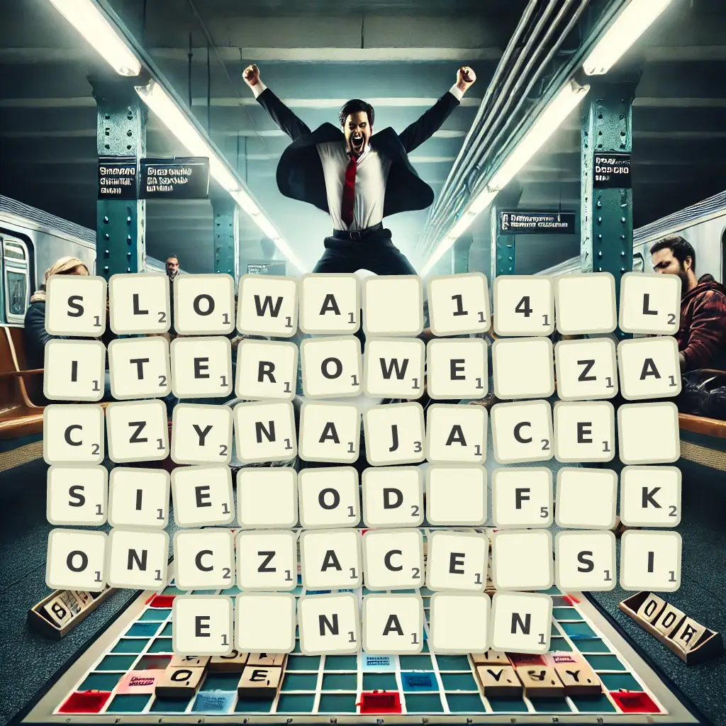 Słowa 14-literowe, zaczynające się od F, kończące się na N