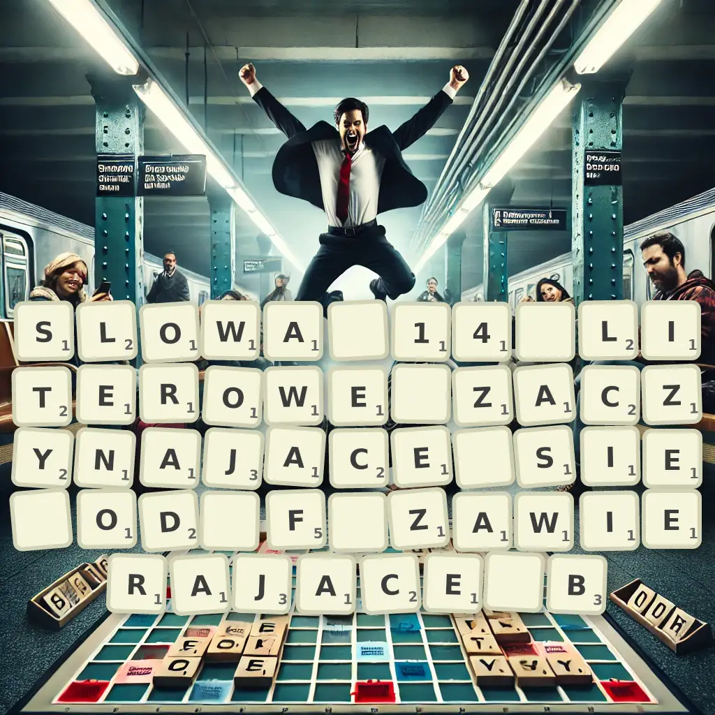 Słowa 14-literowe, zaczynające się od F, zawierające B