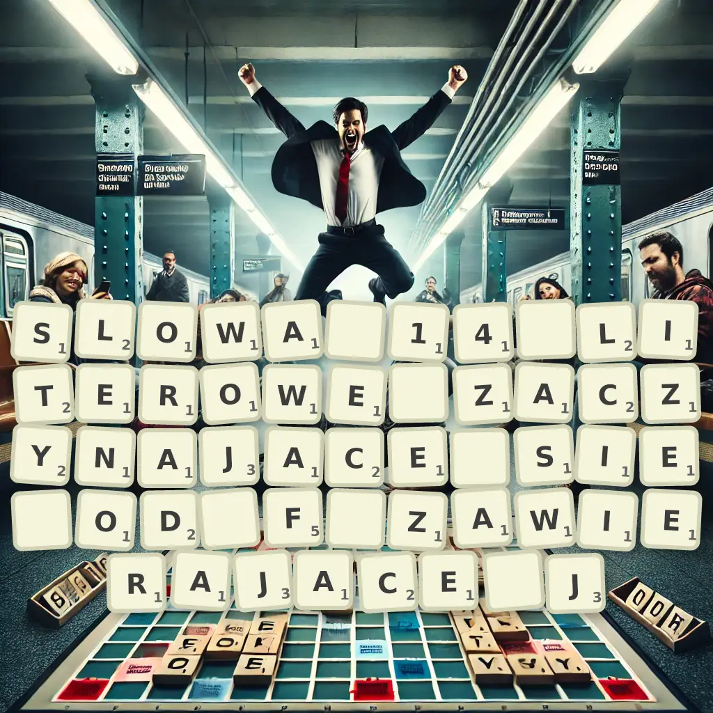 Słowa 14-literowe, zaczynające się od F, zawierające J