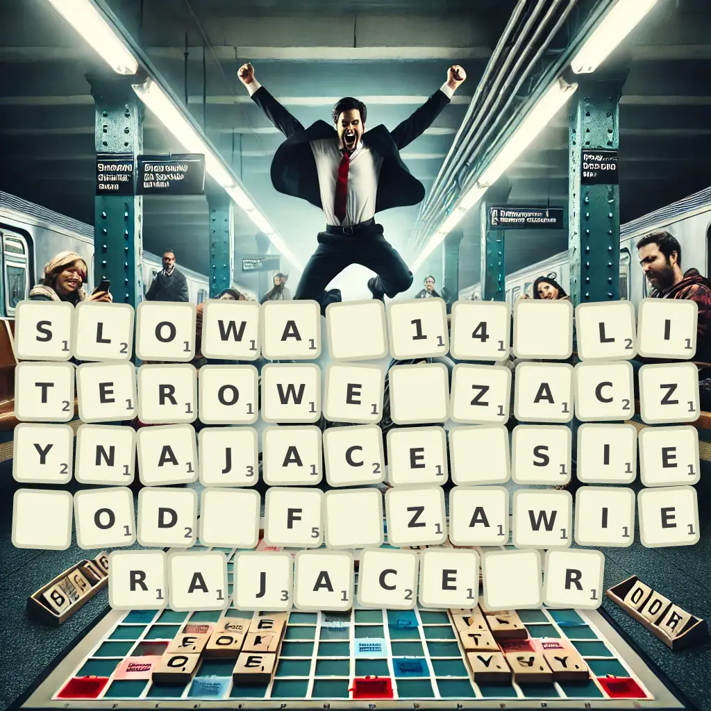 Słowa 14-literowe, zaczynające się od F, zawierające R