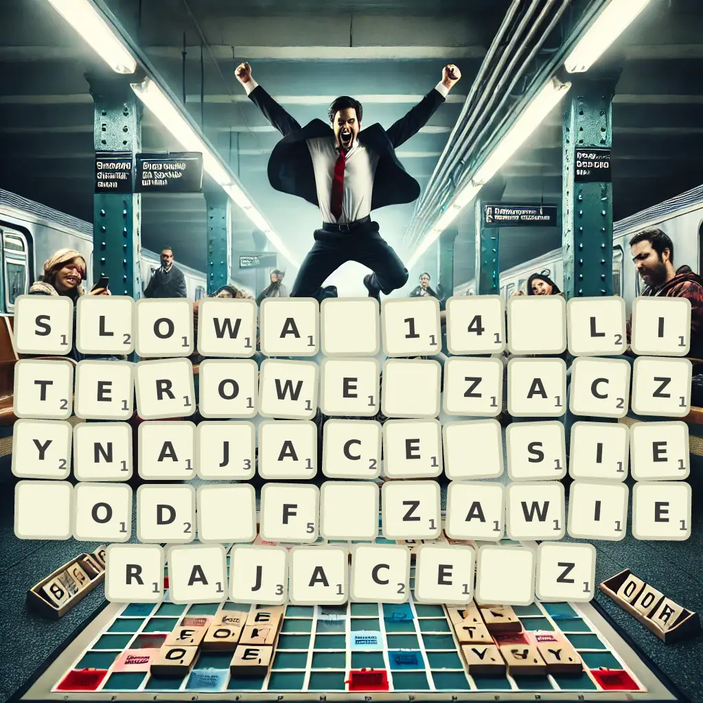 Słowa 14-literowe, zaczynające się od F, zawierające Z