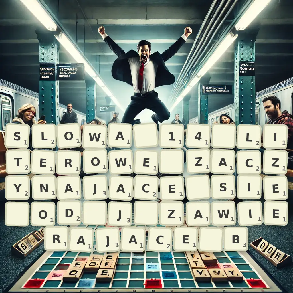 Słowa 14-literowe, zaczynające się od J, zawierające B