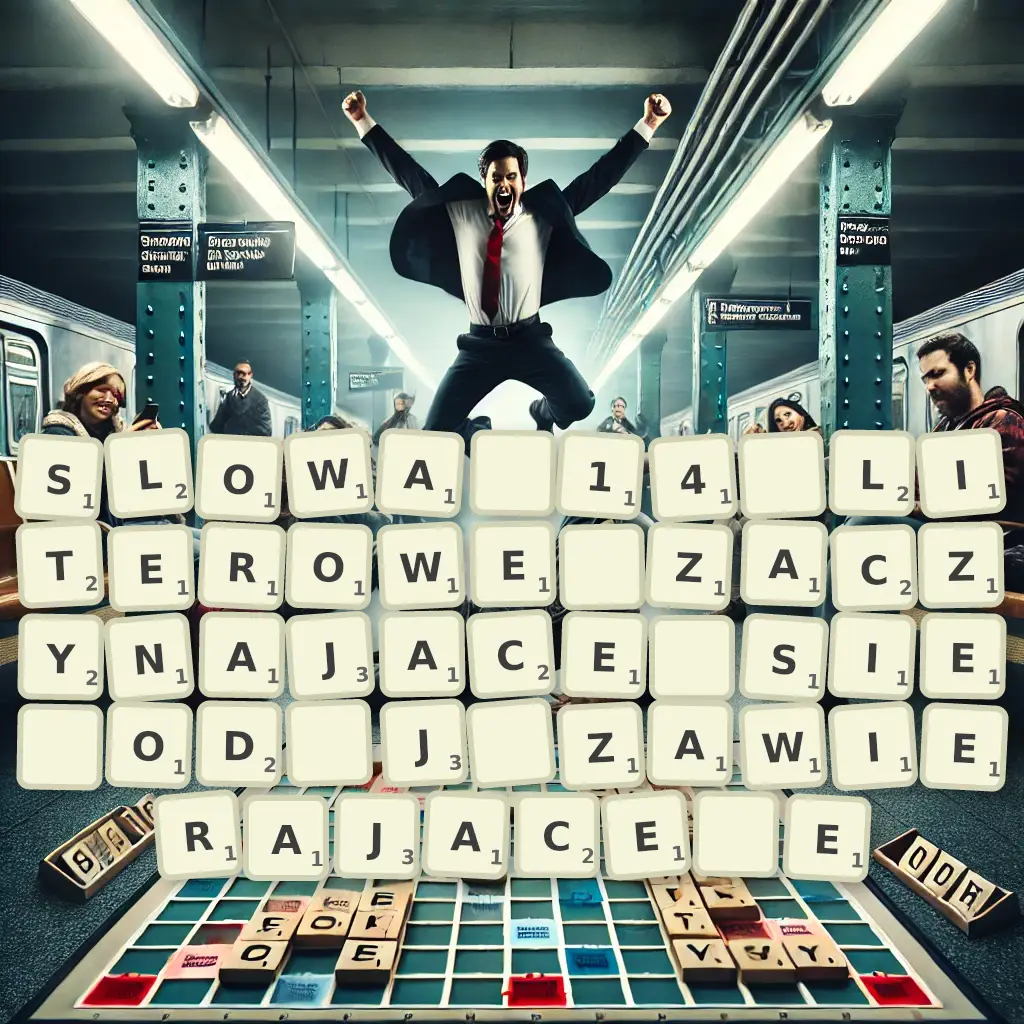 Słowa 14-literowe, zaczynające się od J, zawierające Ę