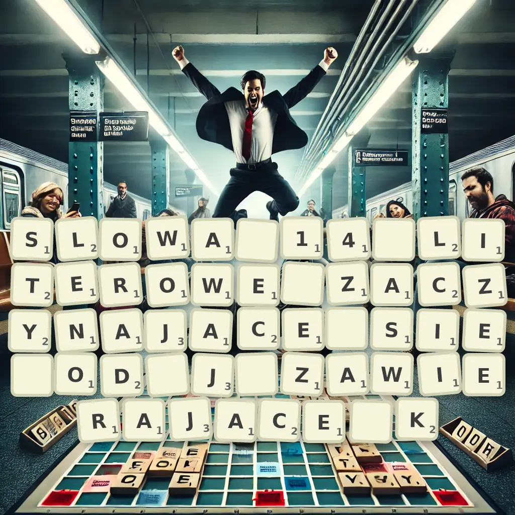 Słowa 14-literowe, zaczynające się od J, zawierające K