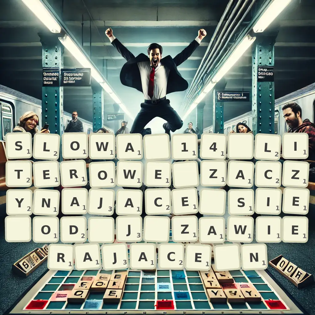 Słowa 14-literowe, zaczynające się od J, zawierające Ń