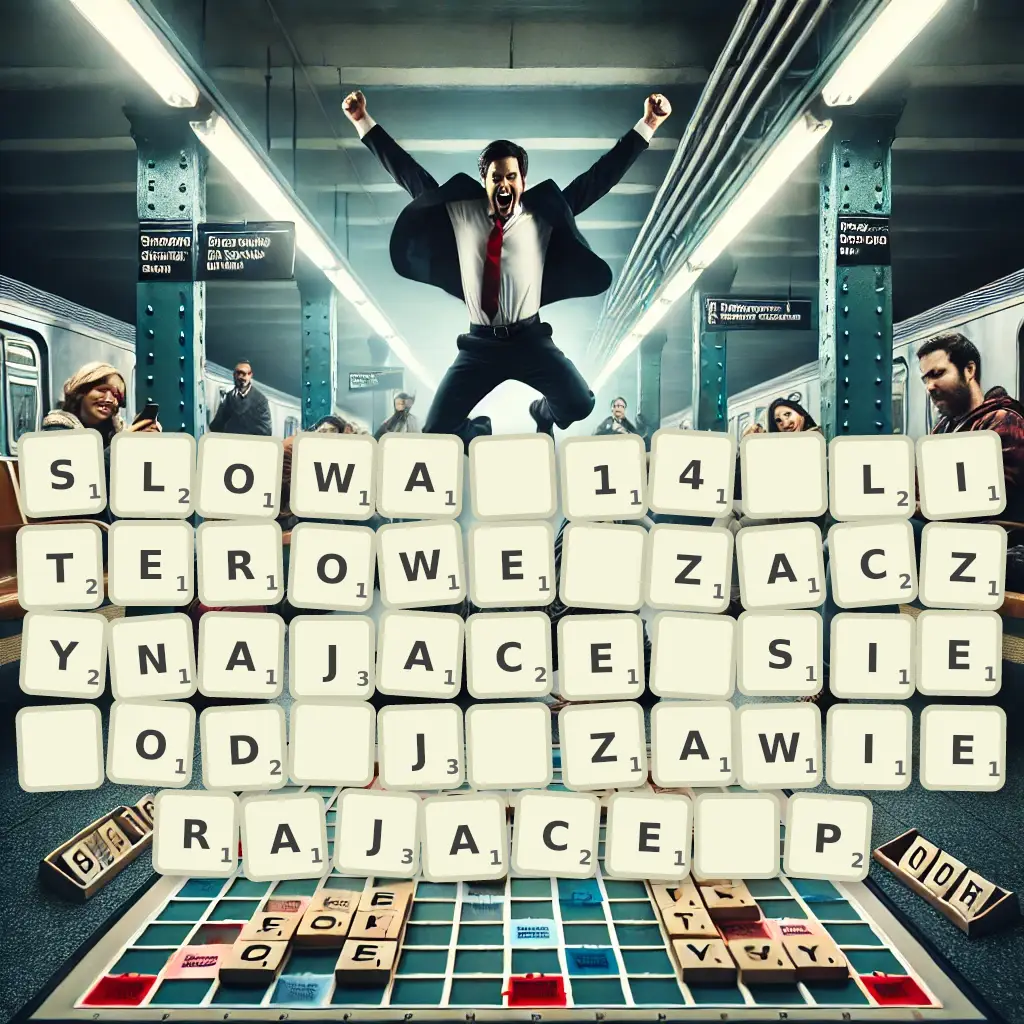 Słowa 14-literowe, zaczynające się od J, zawierające P