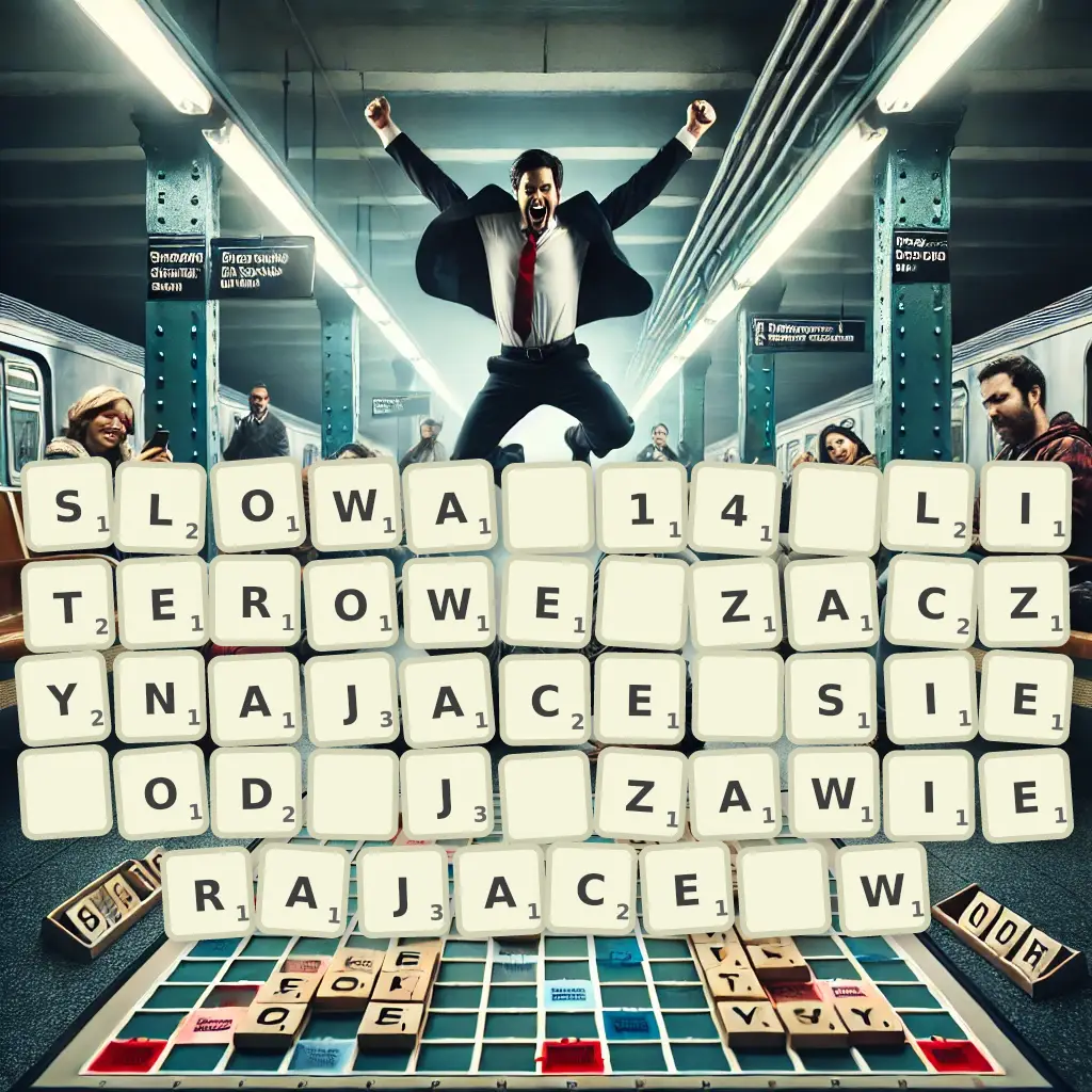 Słowa 14-literowe, zaczynające się od J, zawierające W