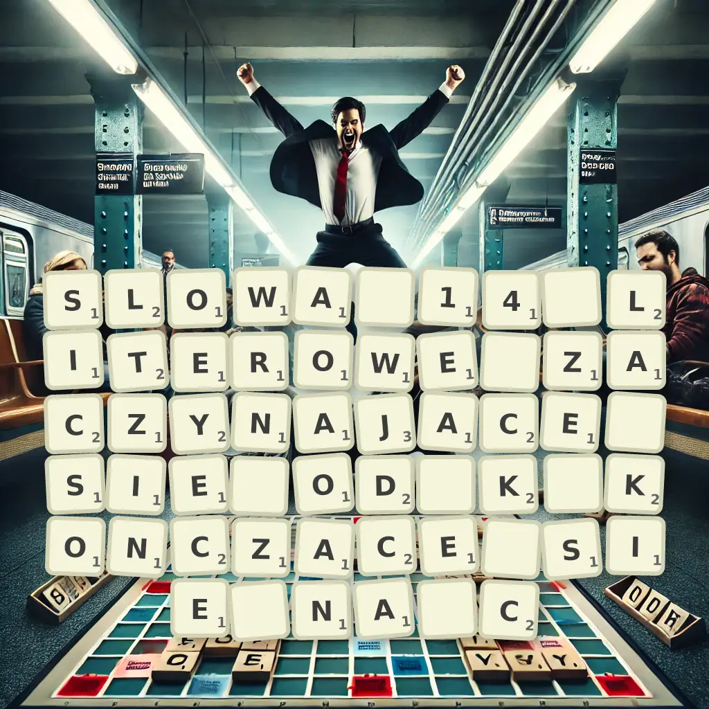 Słowa 14-literowe, zaczynające się od K, kończące się na C