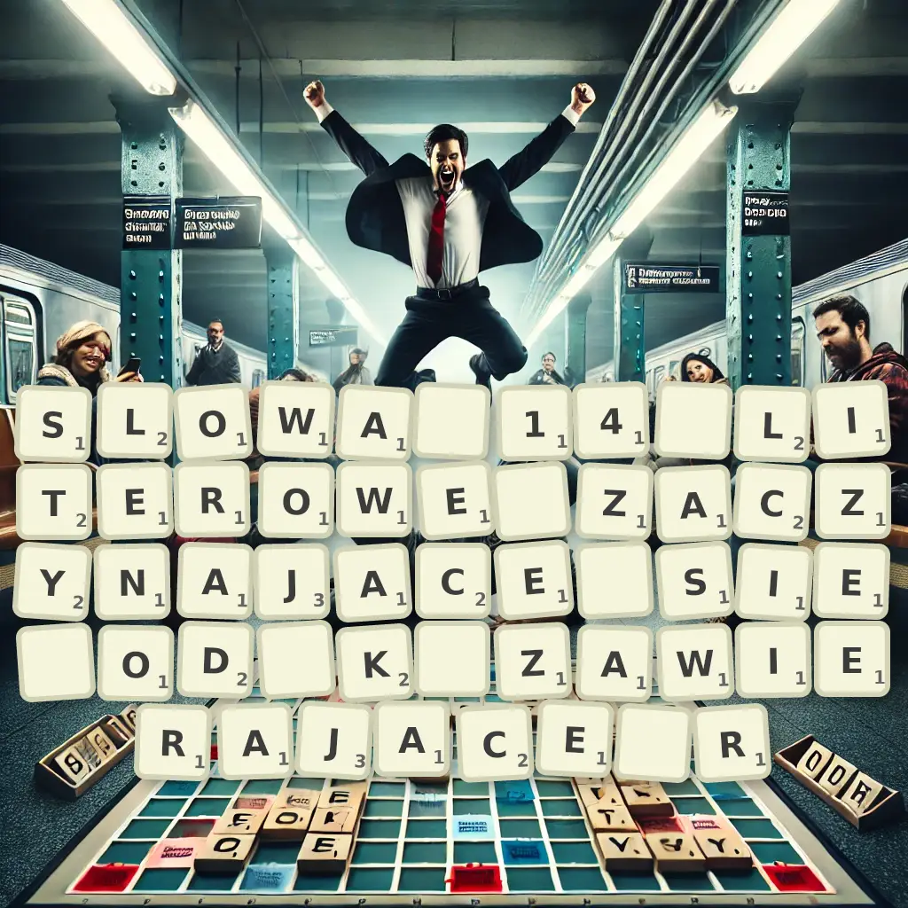 Słowa 14-literowe, zaczynające się od K, zawierające R