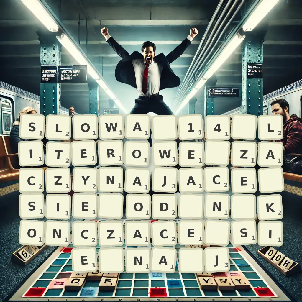 Słowa 14-literowe, zaczynające się od N, kończące się na J