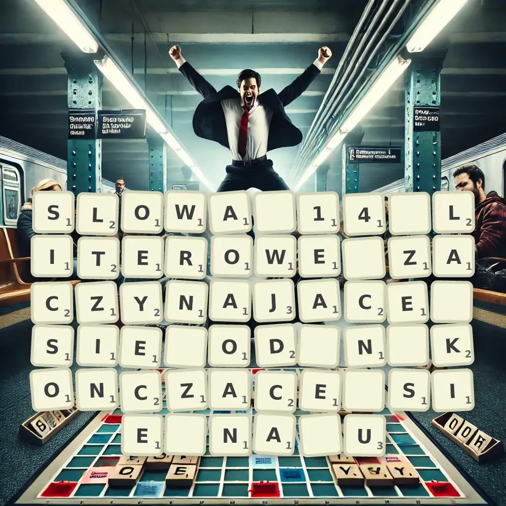 Słowa 14-literowe, zaczynające się od N, kończące się na U