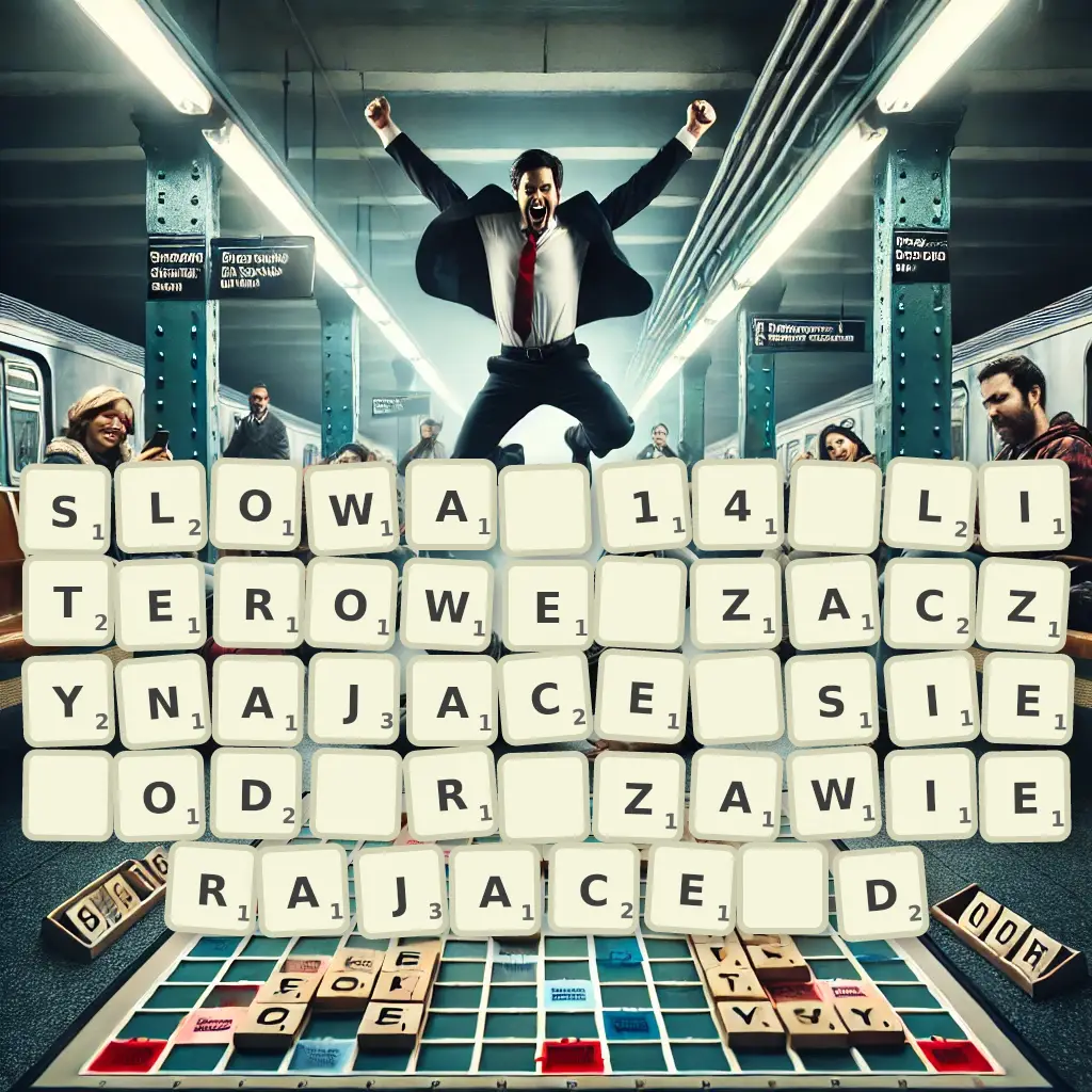 Słowa 14-literowe, zaczynające się od R, zawierające D