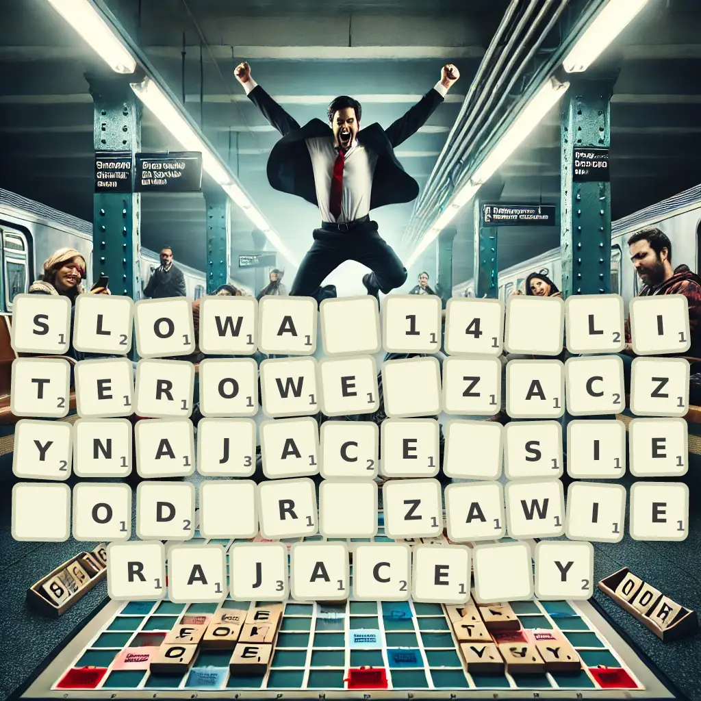 Słowa 14-literowe, zaczynające się od R, zawierające Y