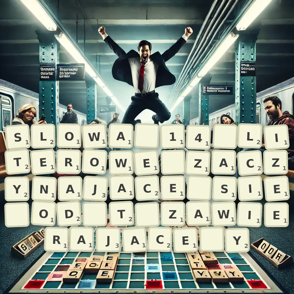 Słowa 14-literowe, zaczynające się od T, zawierające Y