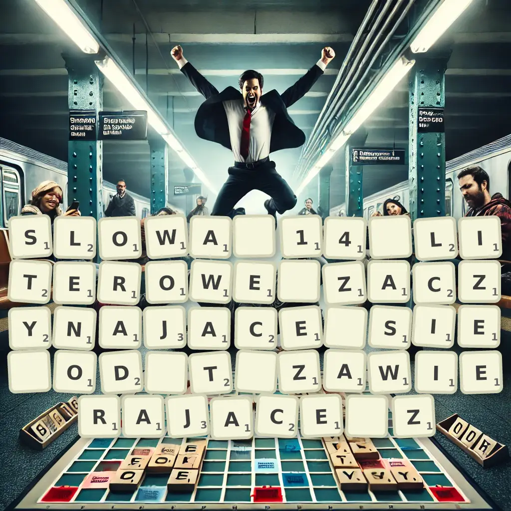 Słowa 14-literowe, zaczynające się od T, zawierające Ż