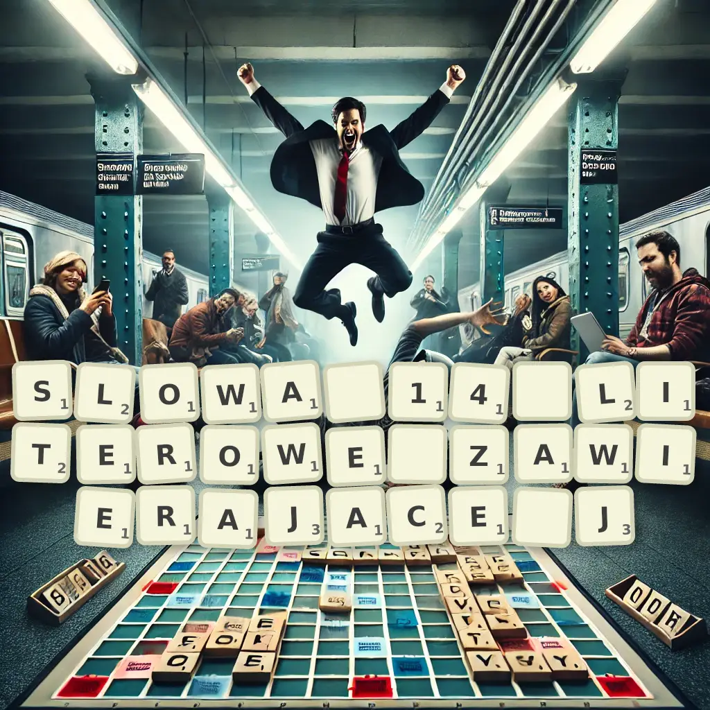 Słowa 14-literowe, zawierające J