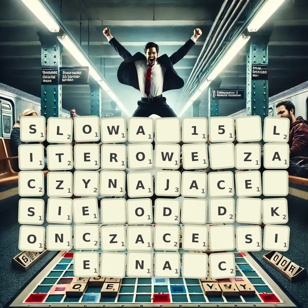 Słowa 15-literowe, zaczynające się od D, kończące się na Ć