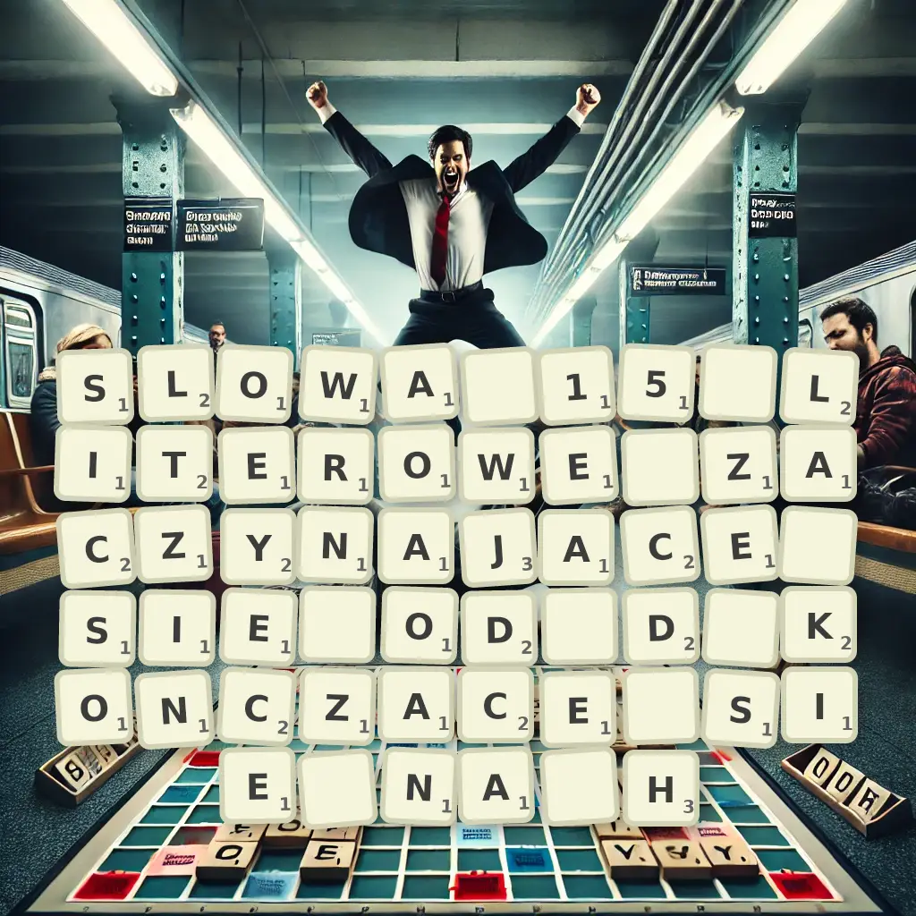 Słowa 15-literowe, zaczynające się od D, kończące się na H