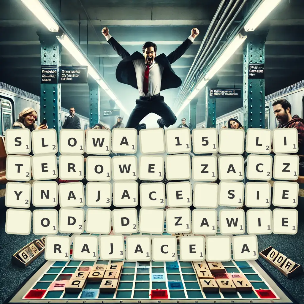 Słowa 15-literowe, zaczynające się od D, zawierające A