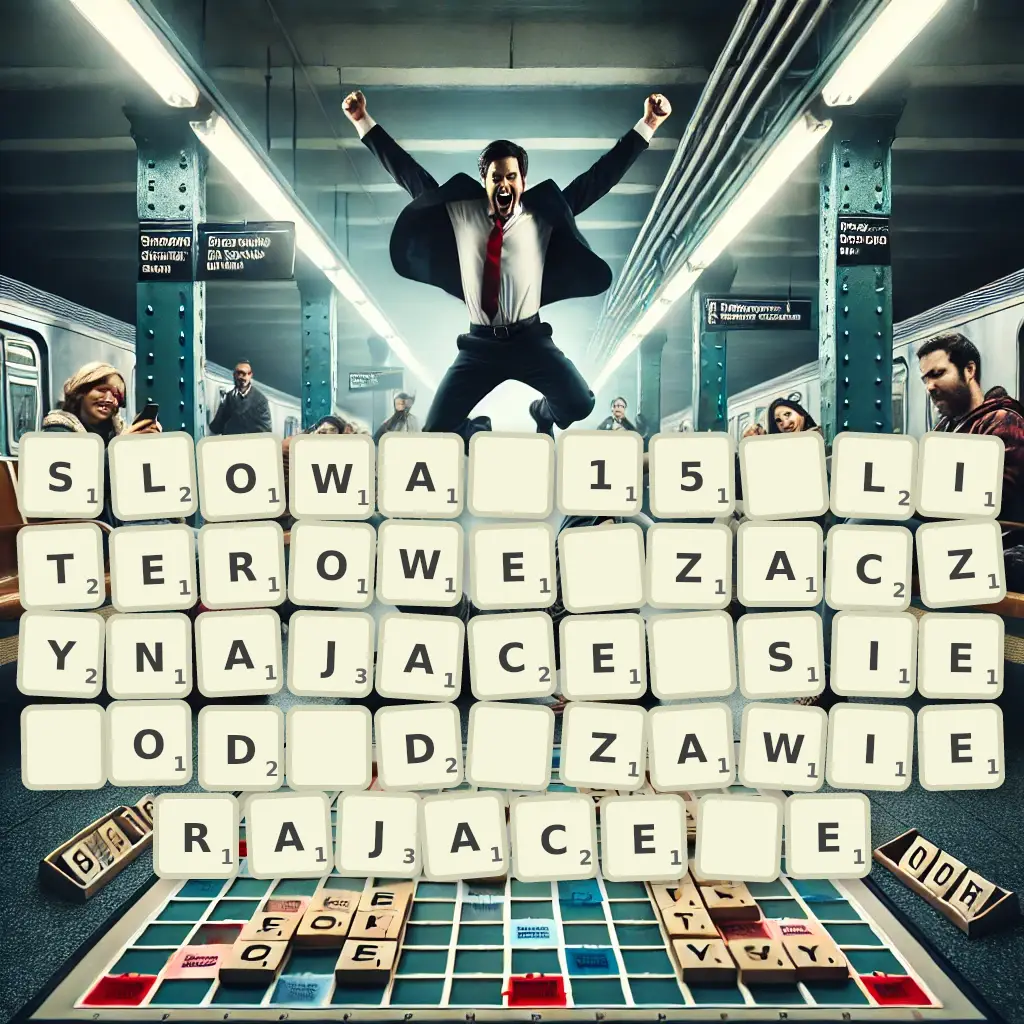 Słowa 15-literowe, zaczynające się od D, zawierające Ę