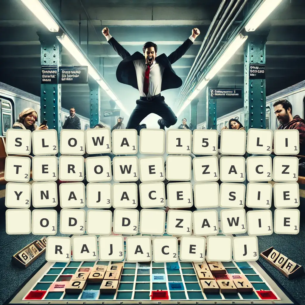 Słowa 15-literowe, zaczynające się od D, zawierające J