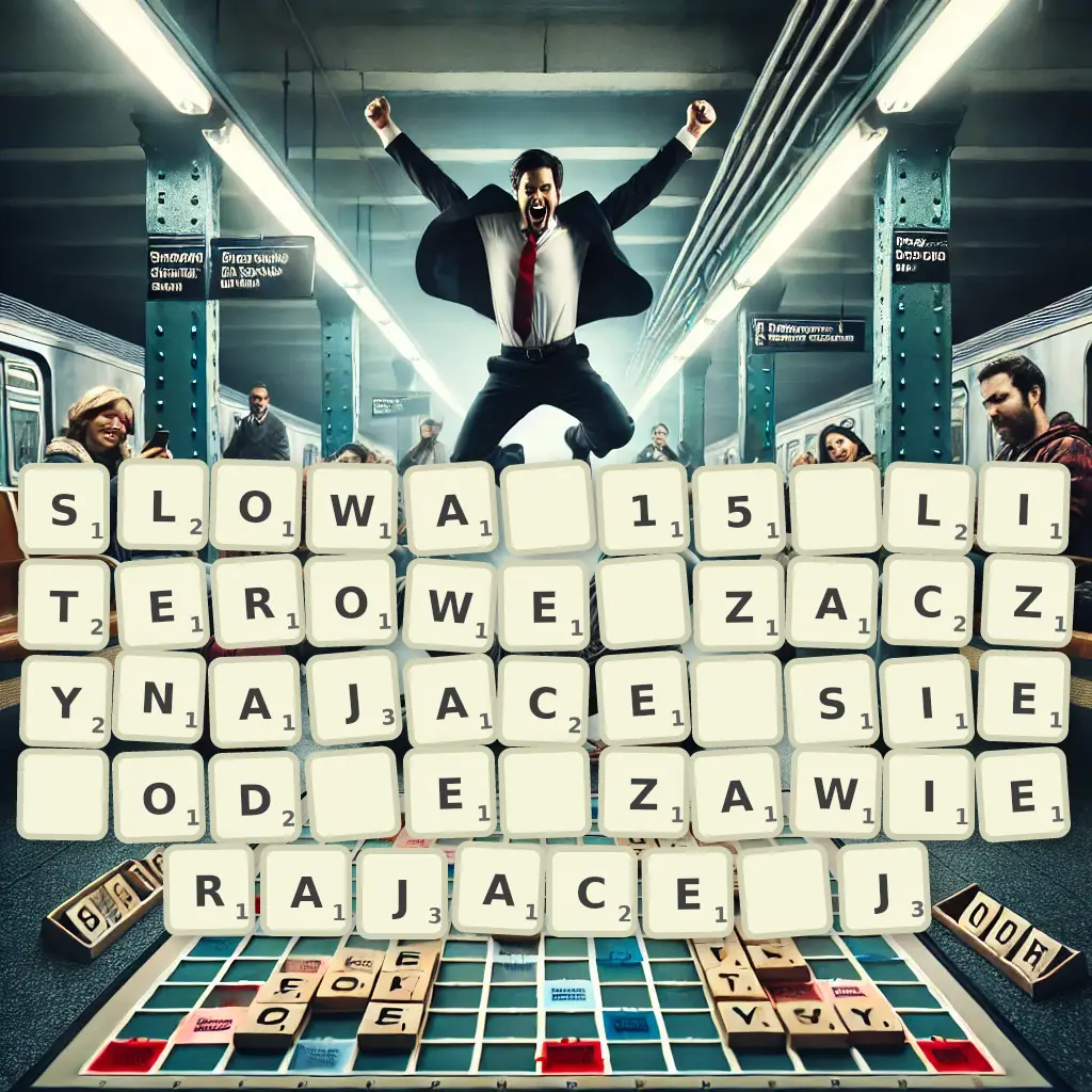 Słowa 15-literowe, zaczynające się od E, zawierające J