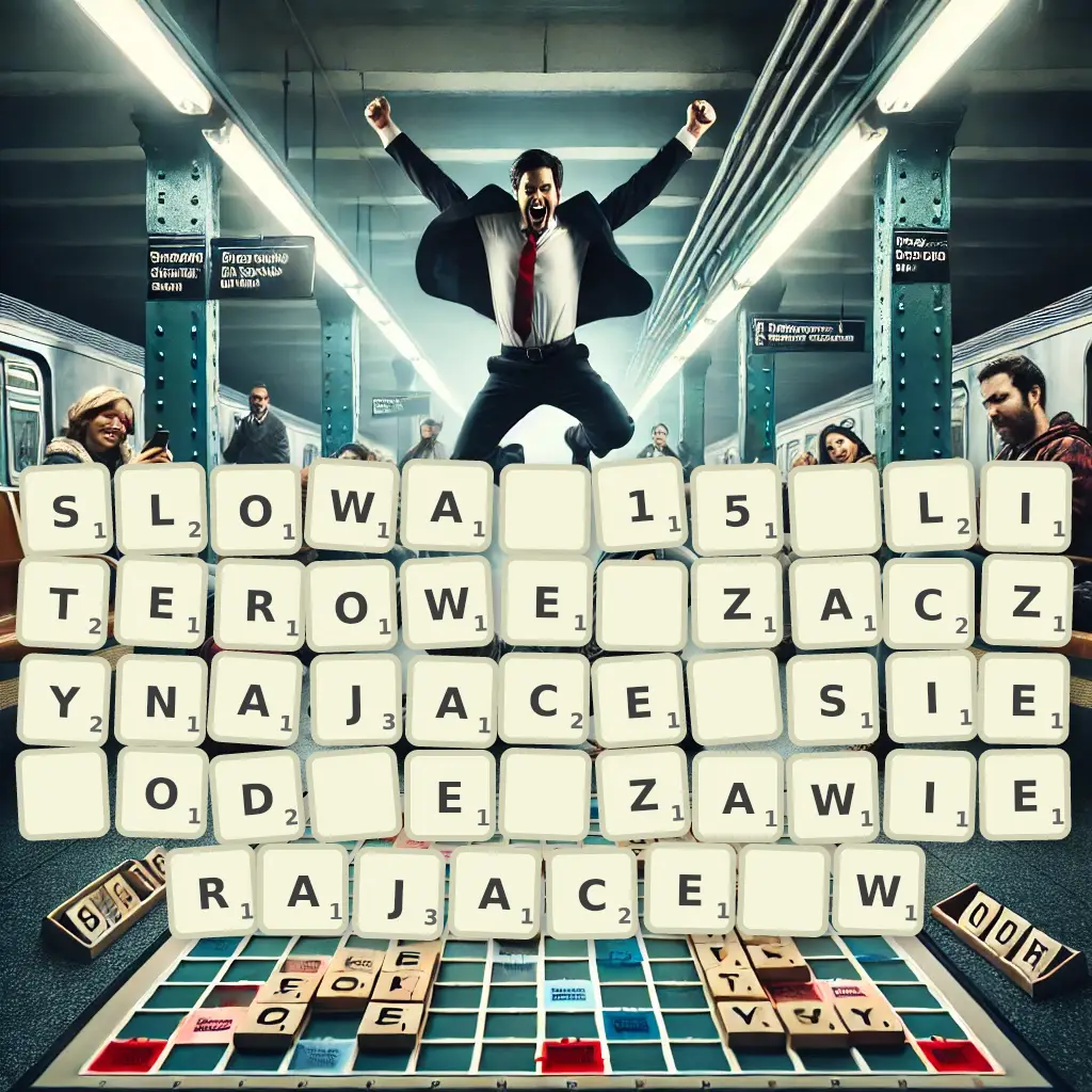 Słowa 15-literowe, zaczynające się od E, zawierające W