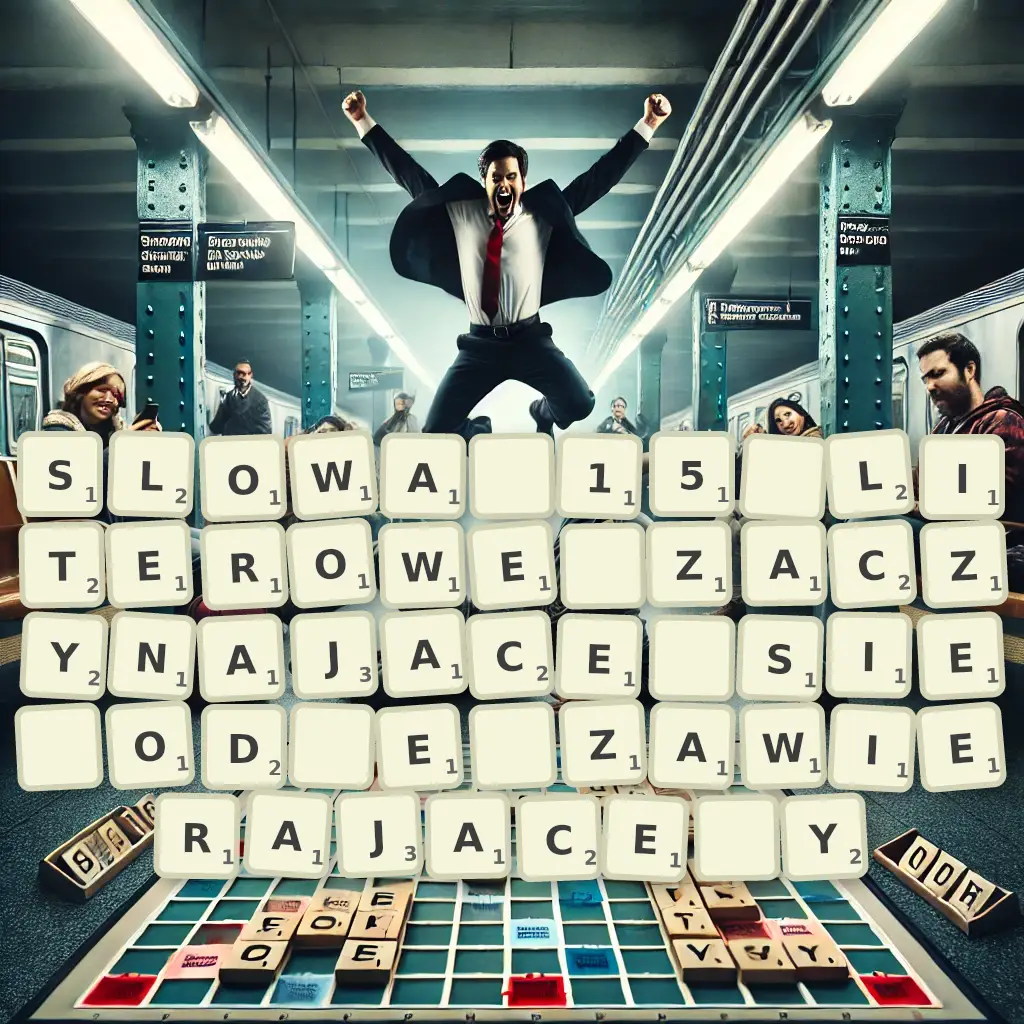 Słowa 15-literowe, zaczynające się od E, zawierające Y