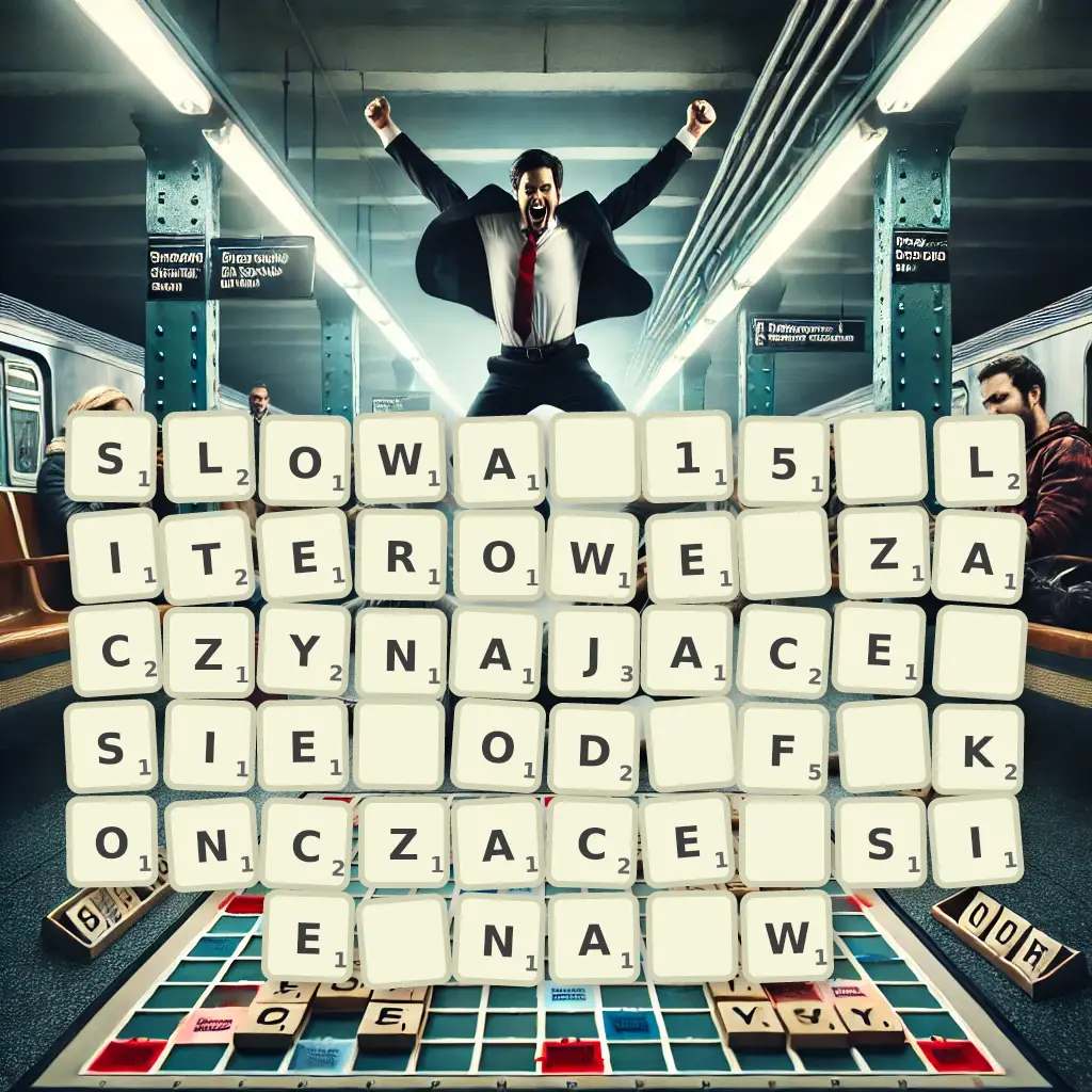 Słowa 15-literowe, zaczynające się od F, kończące się na W