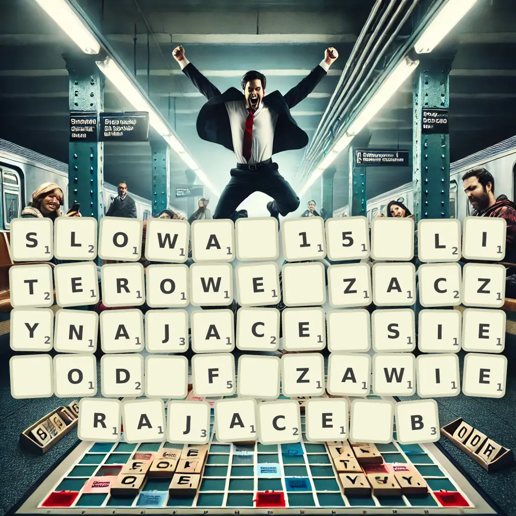 Słowa 15-literowe, zaczynające się od F, zawierające B