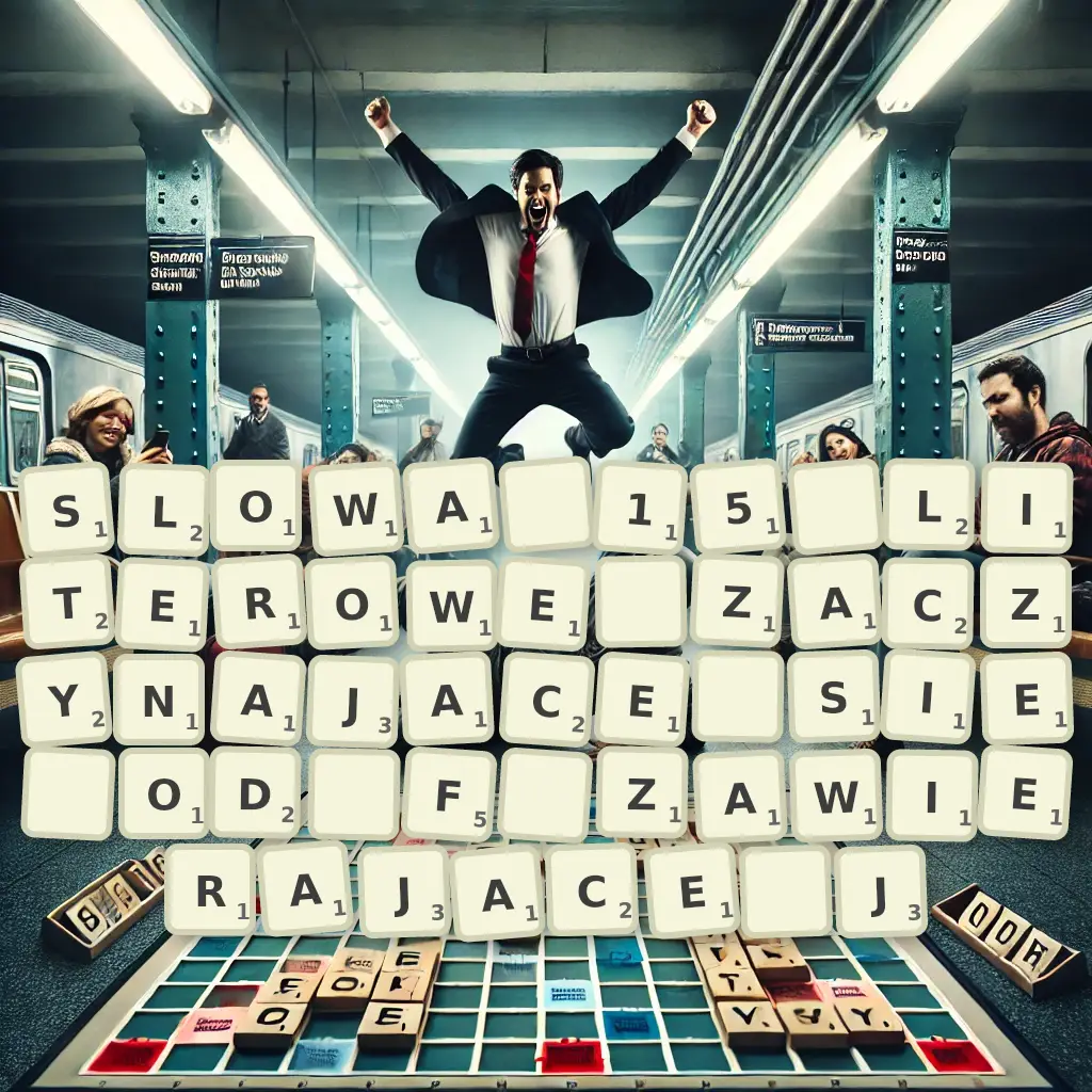 Słowa 15-literowe, zaczynające się od F, zawierające J