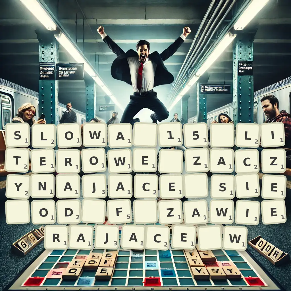 Słowa 15-literowe, zaczynające się od F, zawierające W