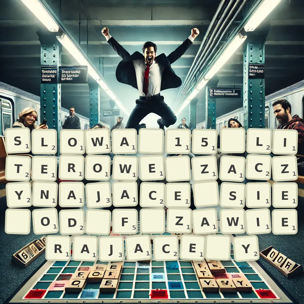 Słowa 15-literowe, zaczynające się od F, zawierające Y