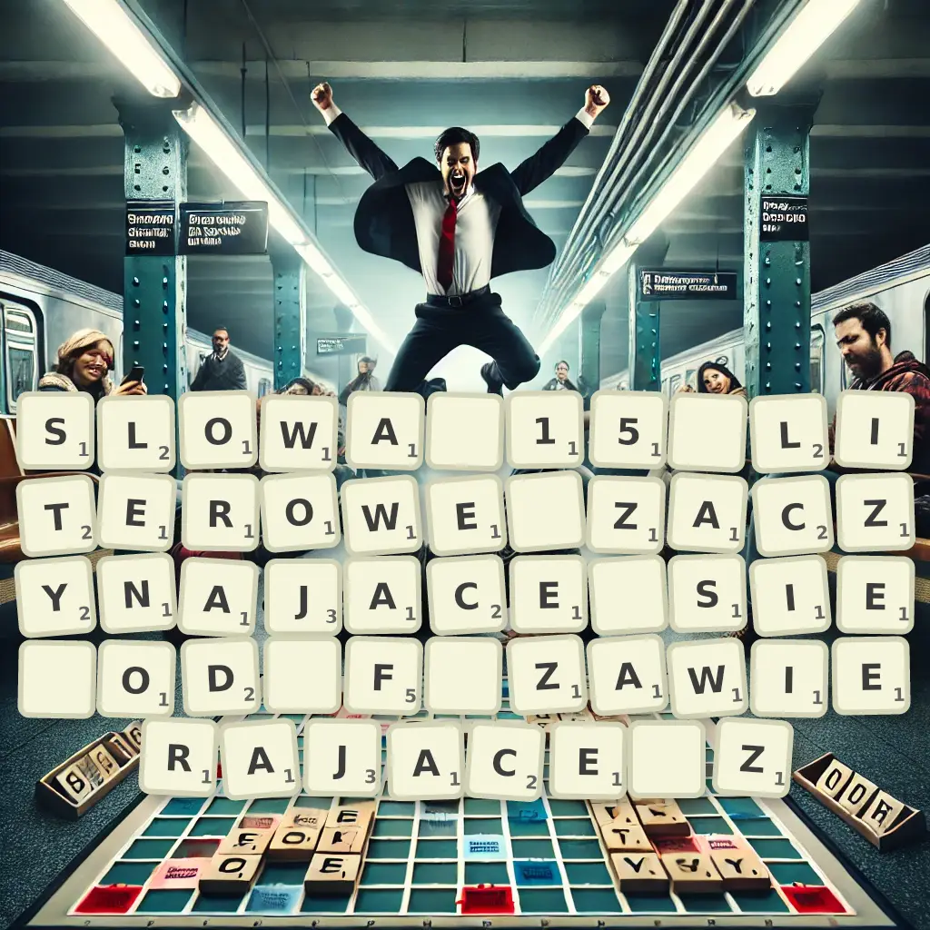 Słowa 15-literowe, zaczynające się od F, zawierające Z