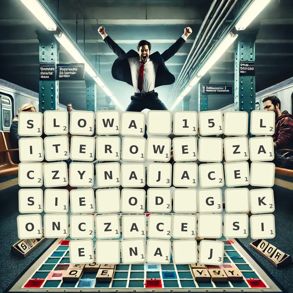 Słowa 15-literowe, zaczynające się od G, kończące się na J