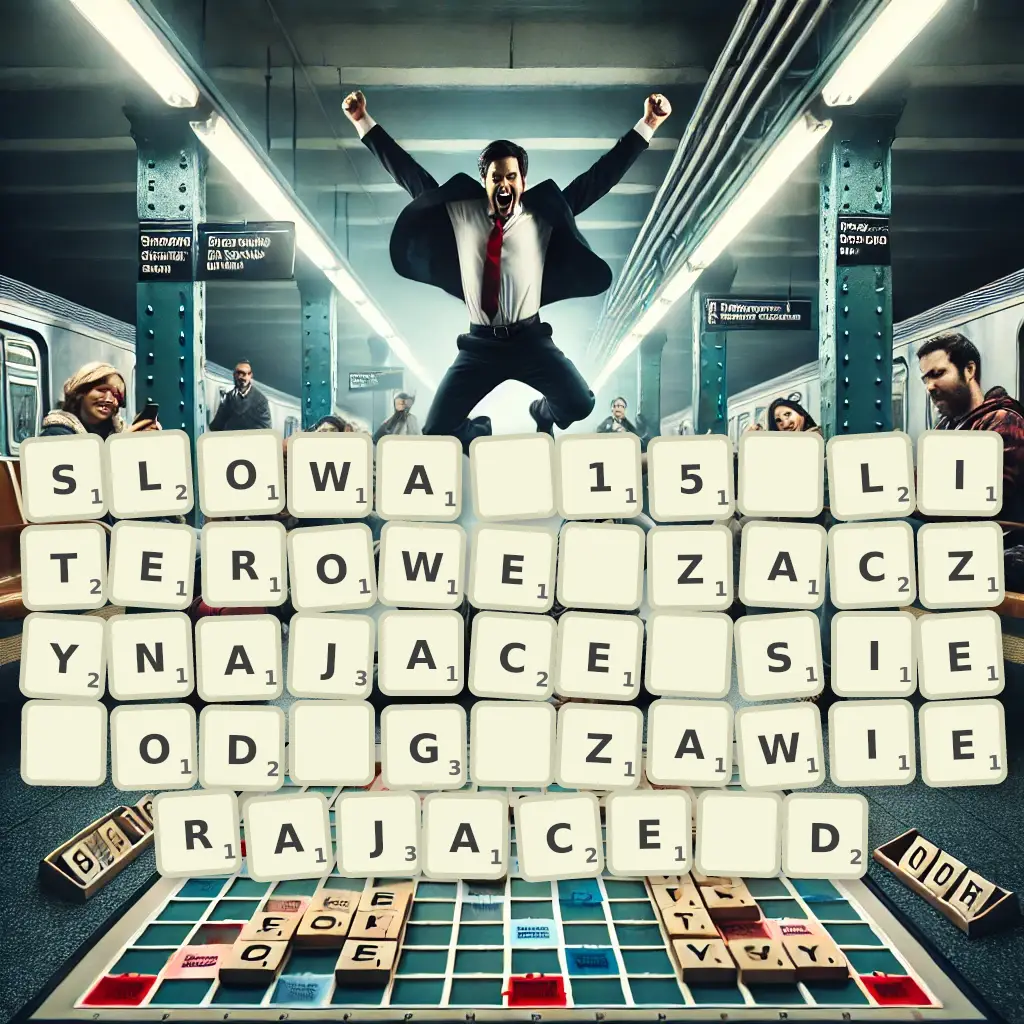 Słowa 15-literowe, zaczynające się od G, zawierające D