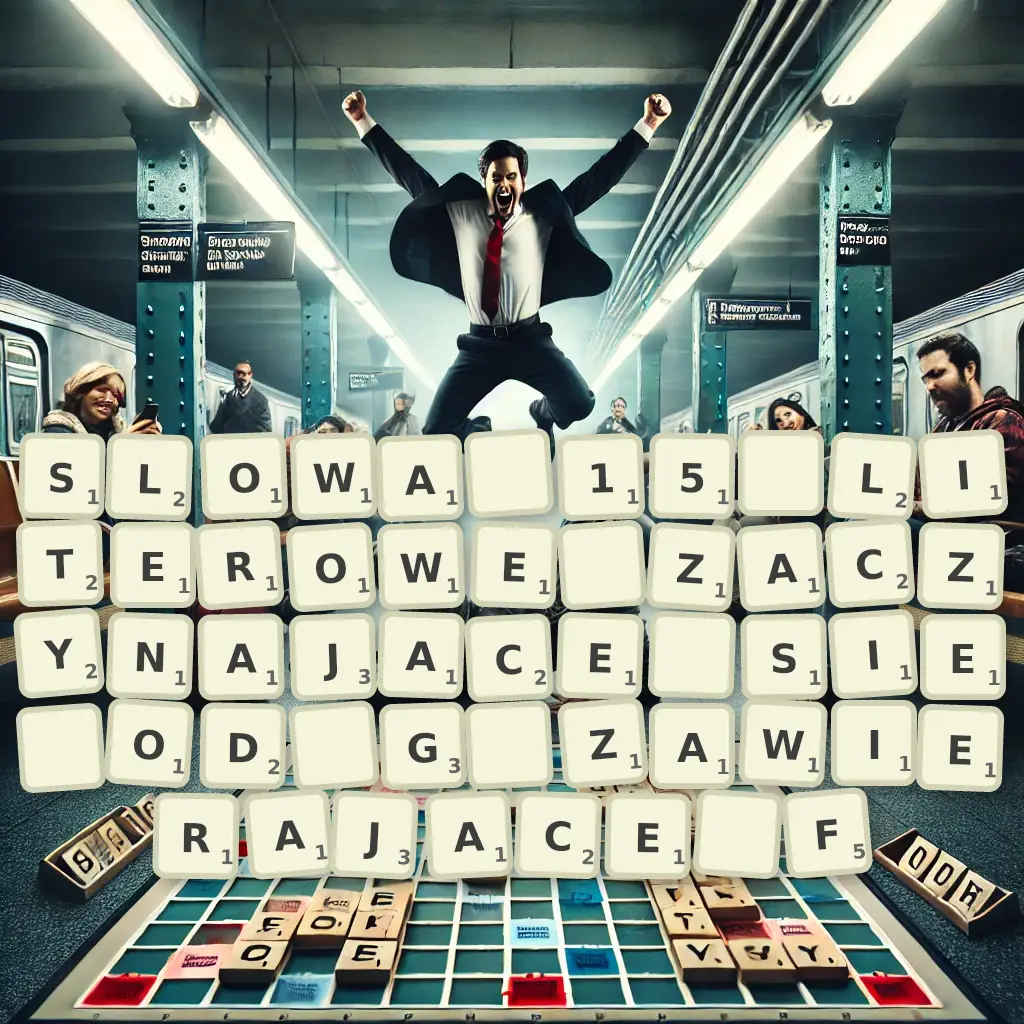 Słowa 15-literowe, zaczynające się od G, zawierające F