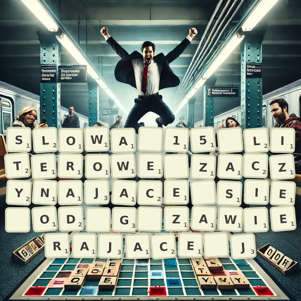 Słowa 15-literowe, zaczynające się od G, zawierające J