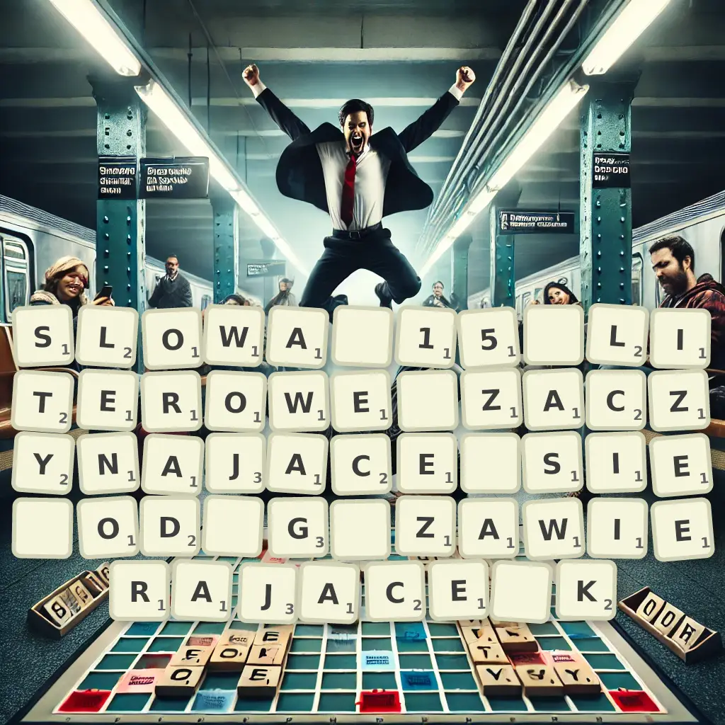 Słowa 15-literowe, zaczynające się od G, zawierające K