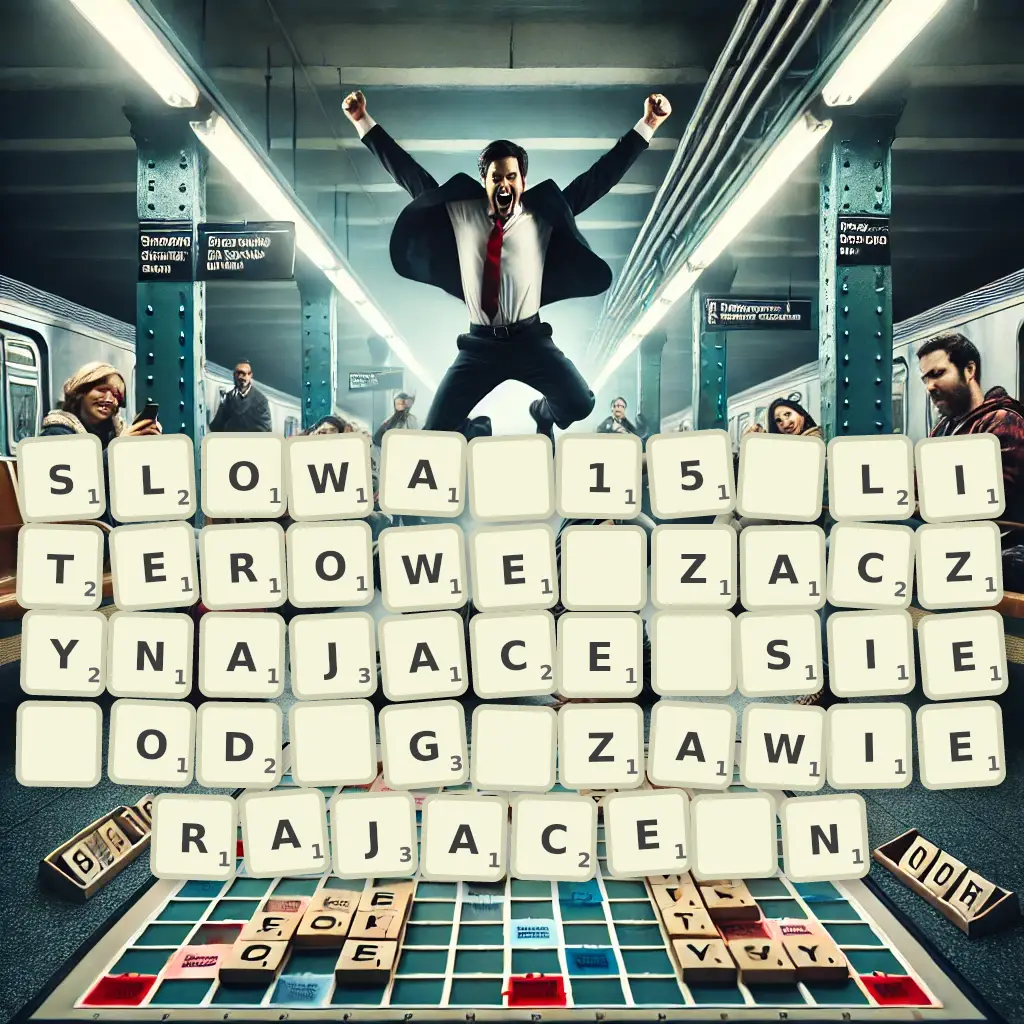 Słowa 15-literowe, zaczynające się od G, zawierające N