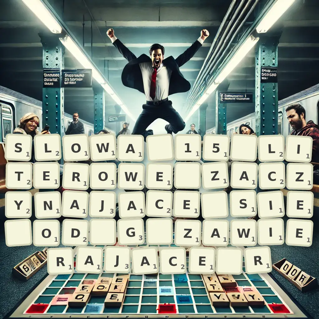 Słowa 15-literowe, zaczynające się od G, zawierające R