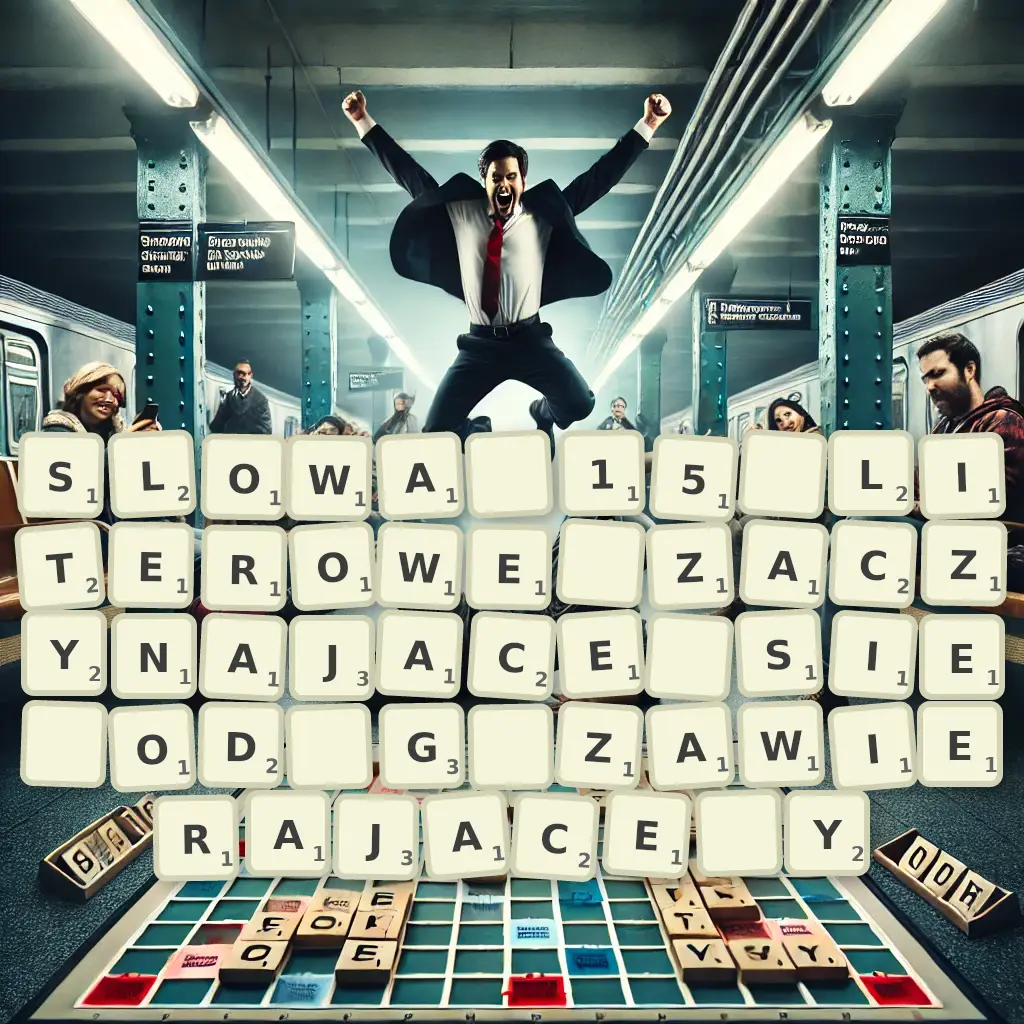 Słowa 15-literowe, zaczynające się od G, zawierające Y