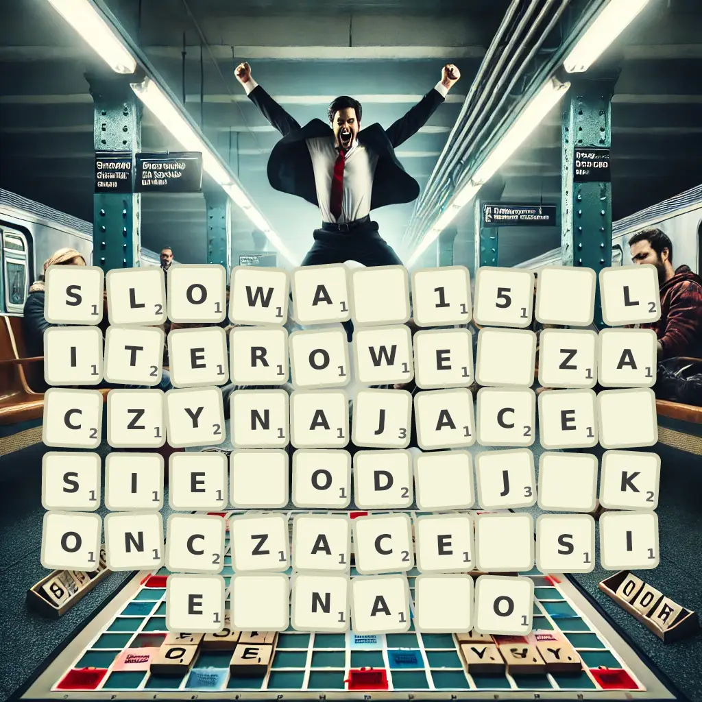 Słowa 15-literowe, zaczynające się od J, kończące się na O