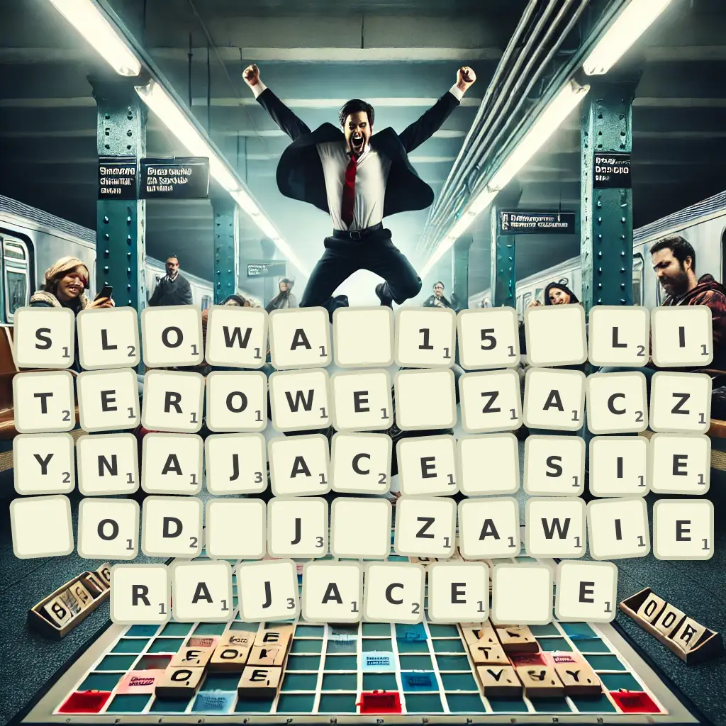 Słowa 15-literowe, zaczynające się od J, zawierające E