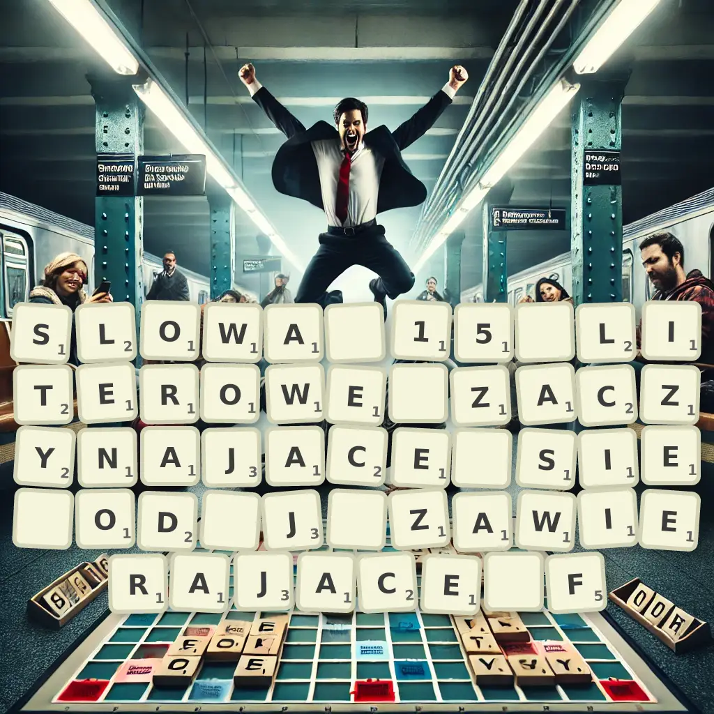 Słowa 15-literowe, zaczynające się od J, zawierające F