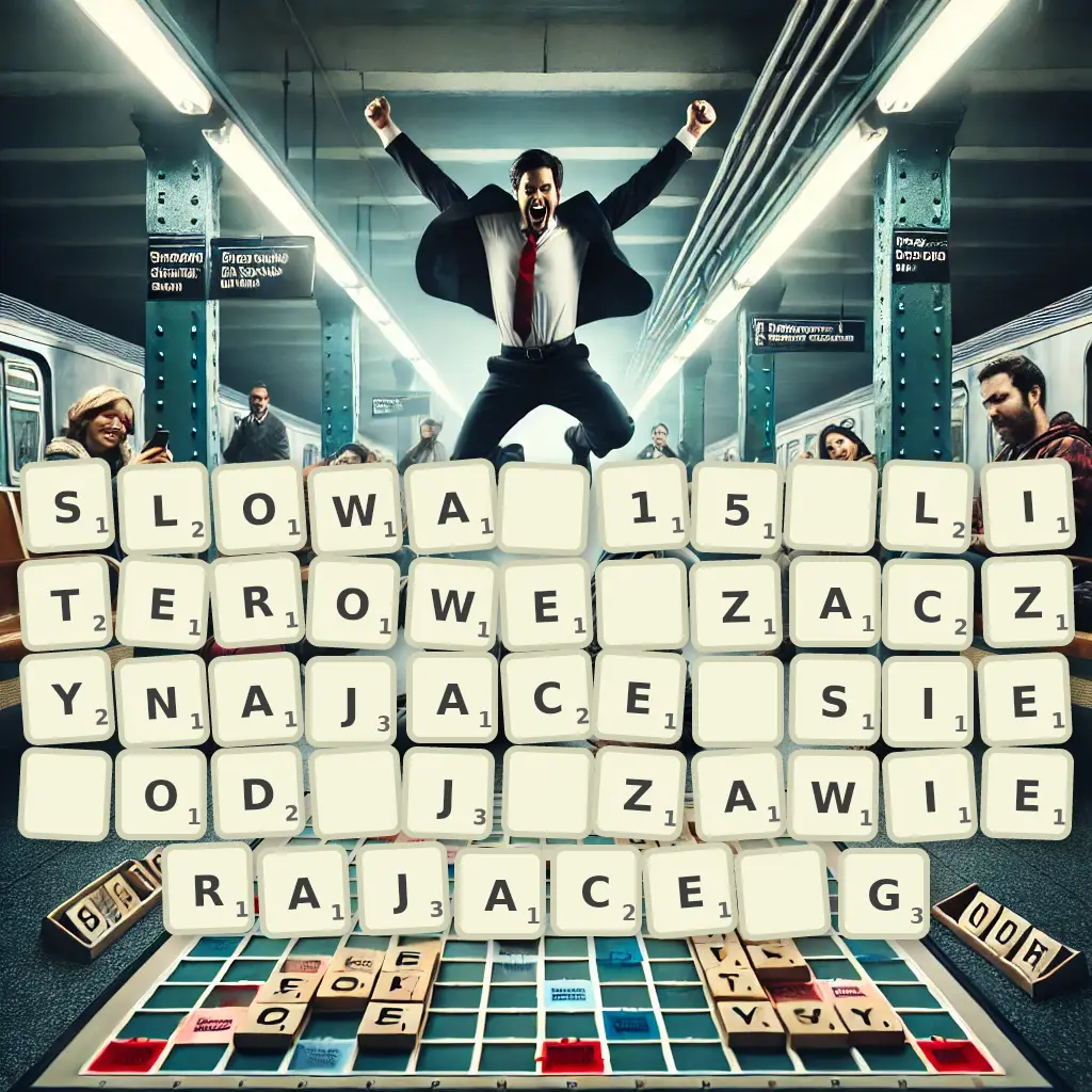 Słowa 15-literowe, zaczynające się od J, zawierające G