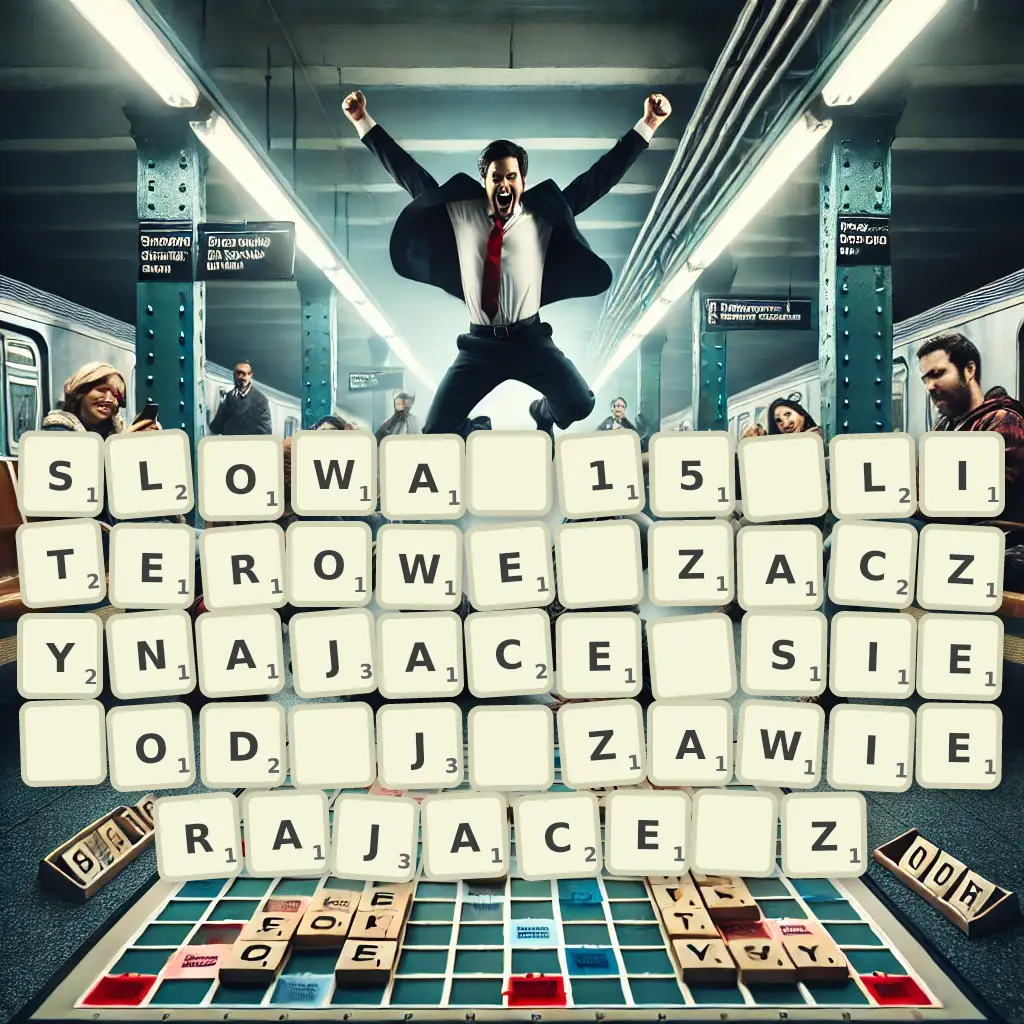 Słowa 15-literowe, zaczynające się od J, zawierające Ź