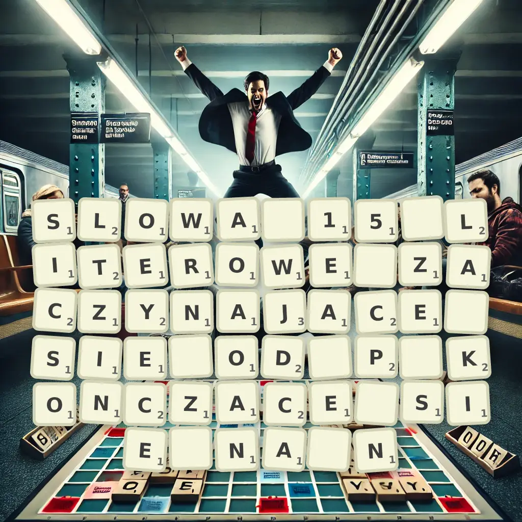 Słowa 15-literowe, zaczynające się od P, kończące się na Ń